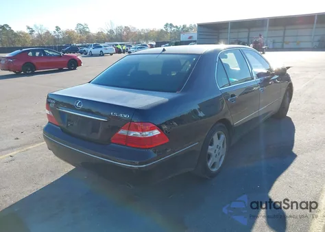 2004 Lexus Ls 430 из США, поврежденный, VIN JTHBN36F340147750